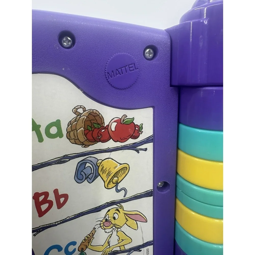Mattel DISNEY Winnie the Pooh TALKING‎ FUN ABC's Interactive Learning Book Works